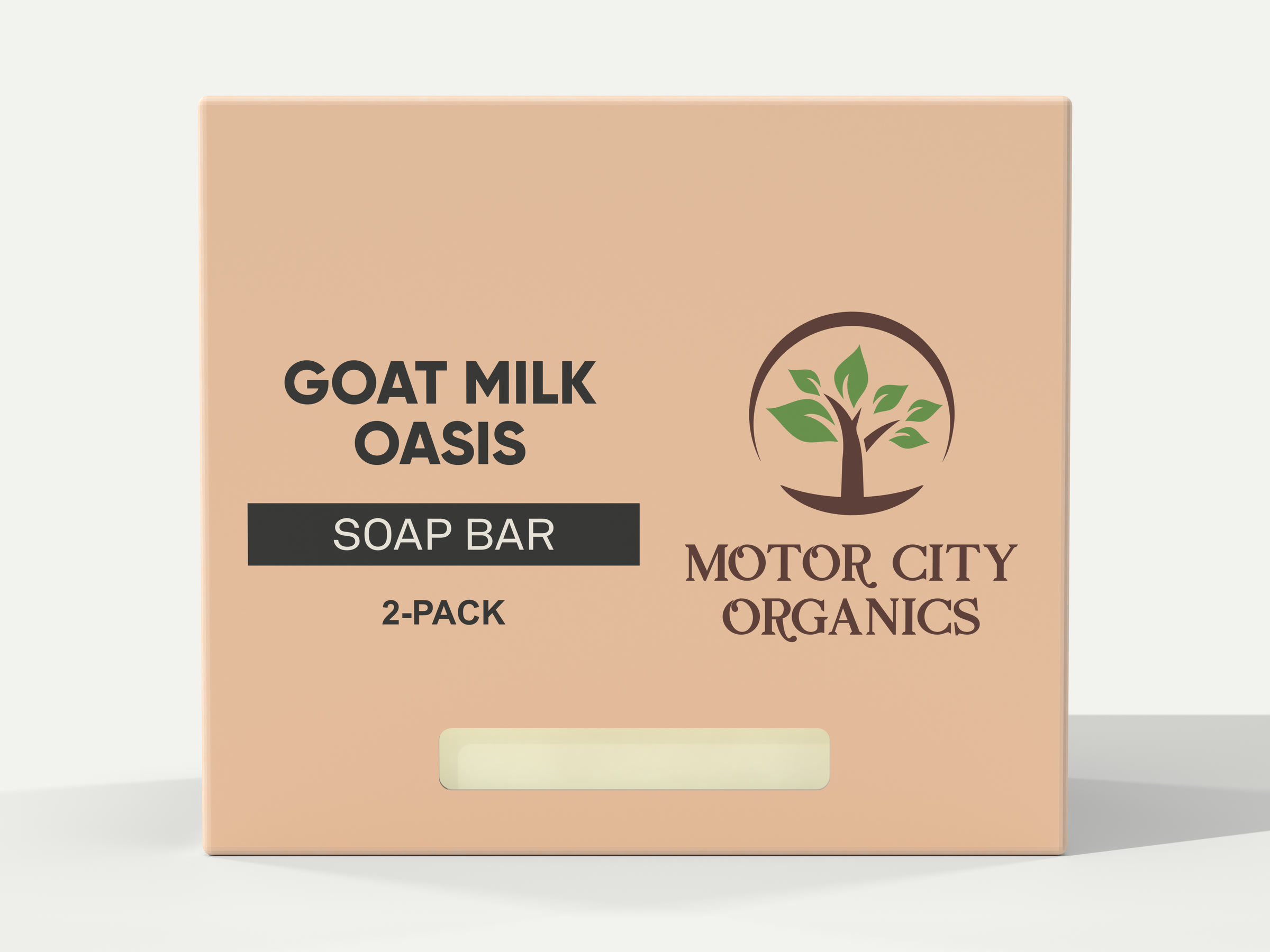 Goat Milk Oasis Bar Soap 2-Pack, Front