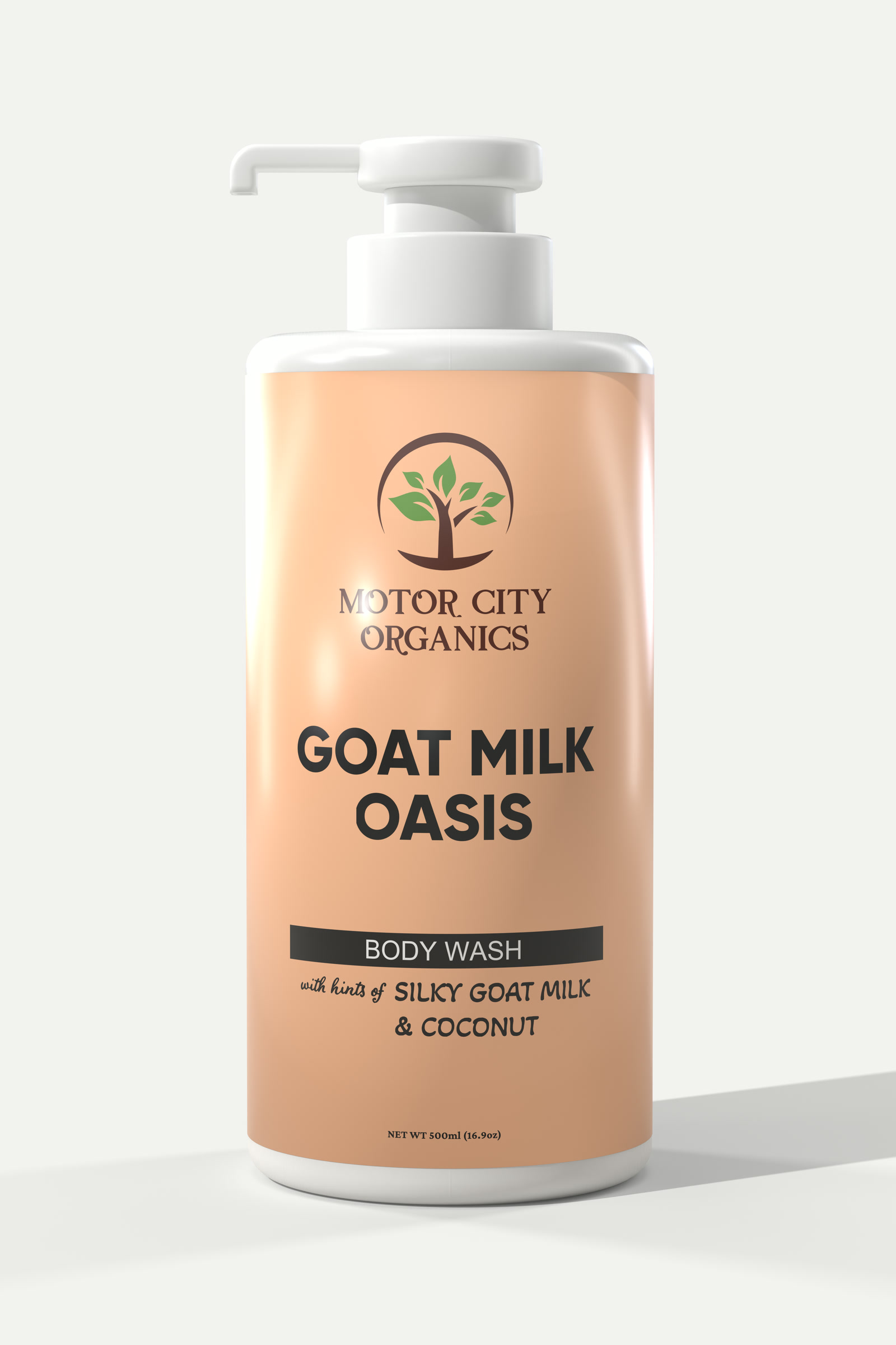 Goat Milk Oasis Body Wash, Front