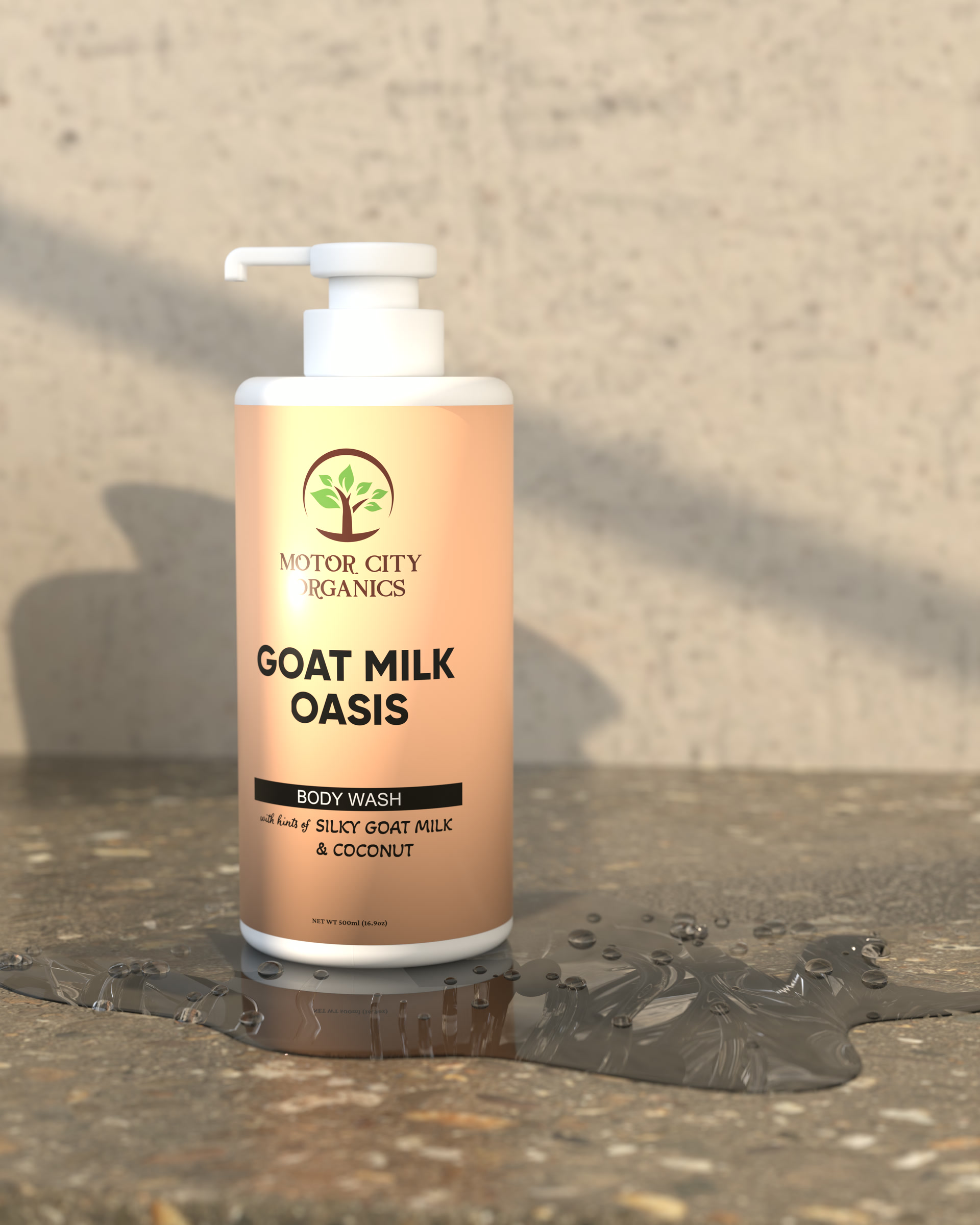 Goat Milk Oasis Body Wash, Lifestyle scene