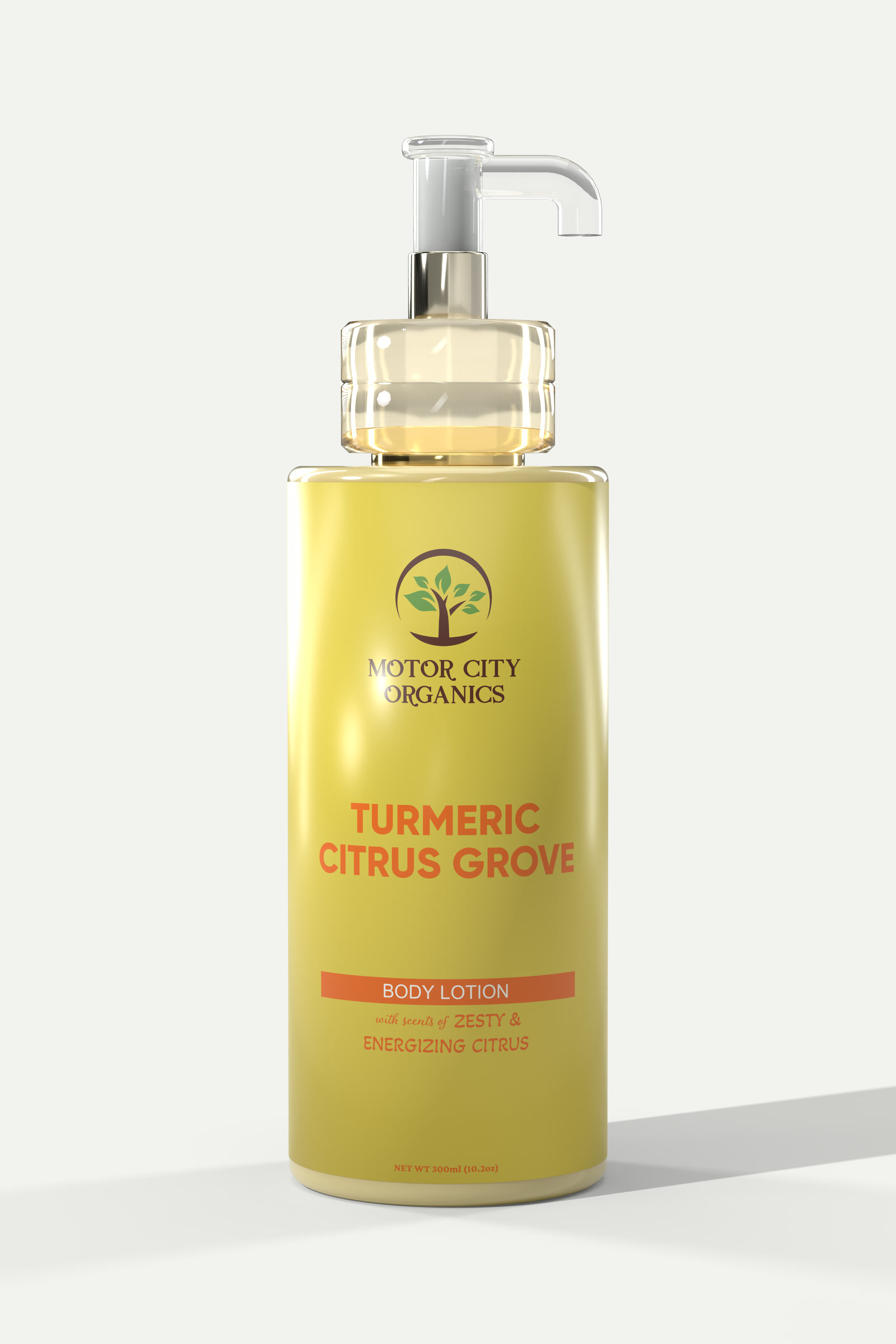Turmeric Citrus Grove Body Lotion, Front