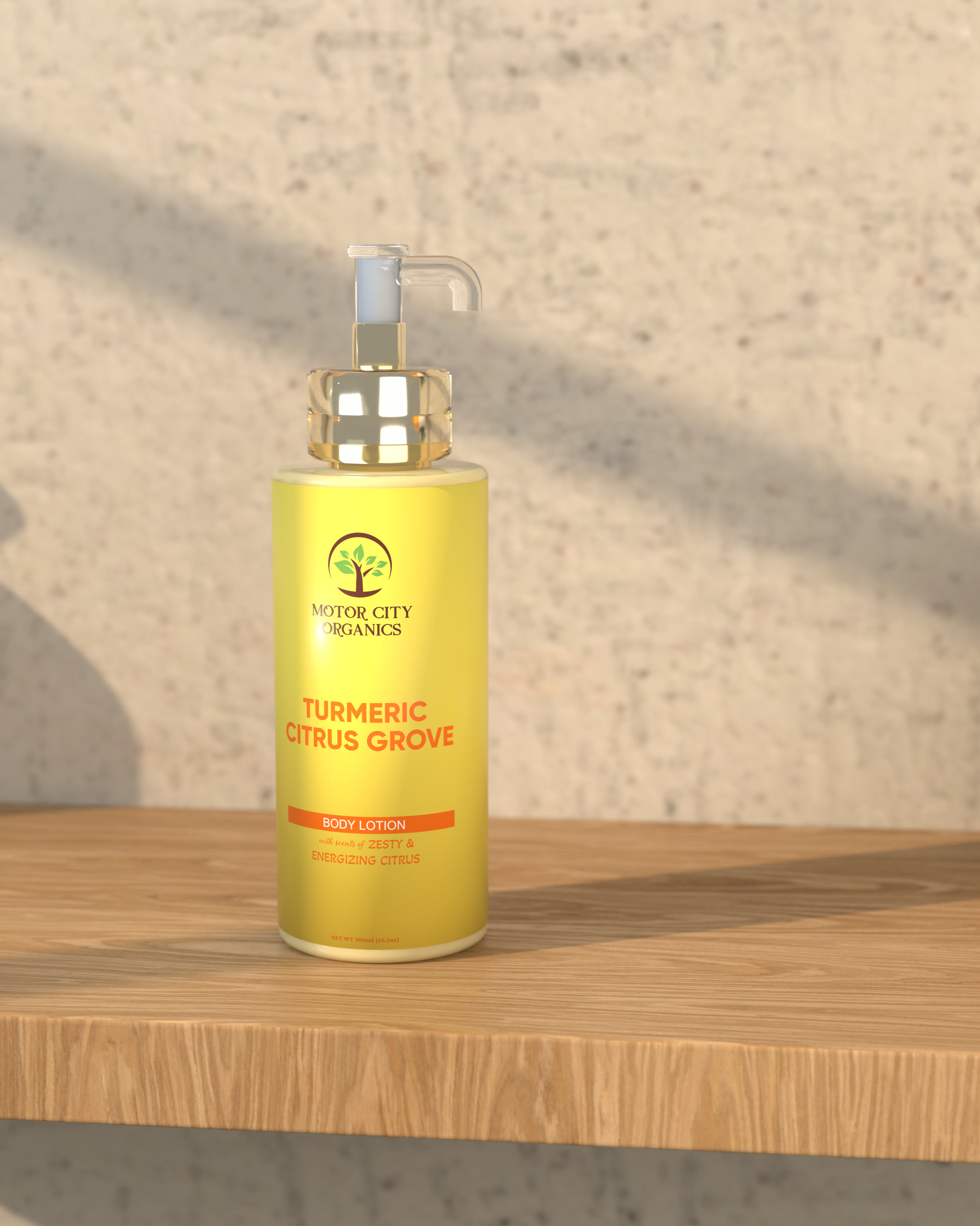 Turmeric Citrus Grove Body Lotion, Lifestyle scene