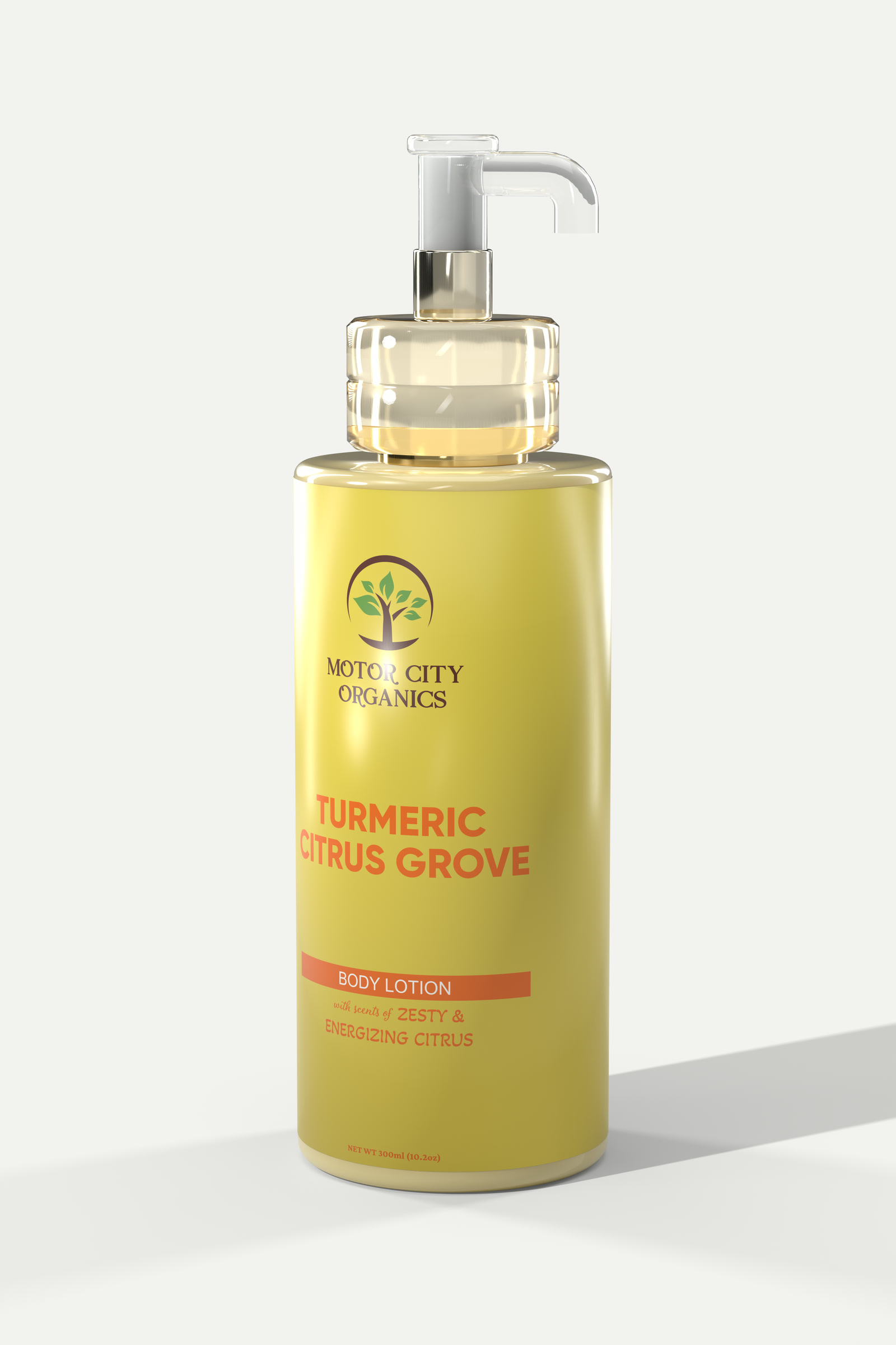 Turmeric Citrus Grove Body Lotion, Three quarter